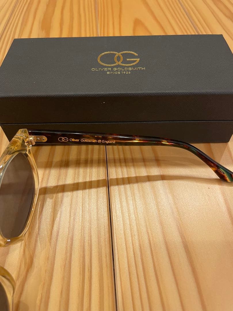 OLIVER GOLDSMITH ANNABLE サングラス クリアブラウン