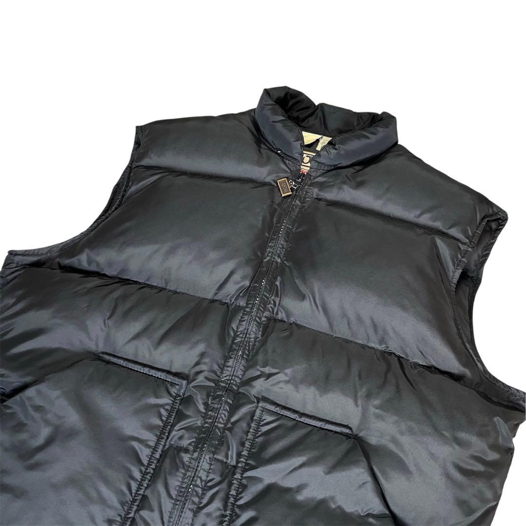 USA製 古着 80's ウォールズ walls ダウンベスト 黒