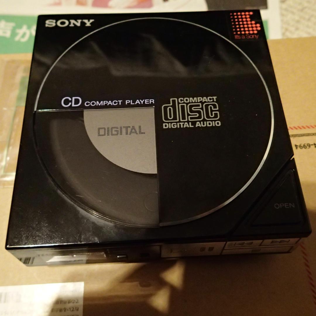 ソニー　SONY コンパクトCDプレーヤーD-50 純正ACアダプタ付　ジャンク