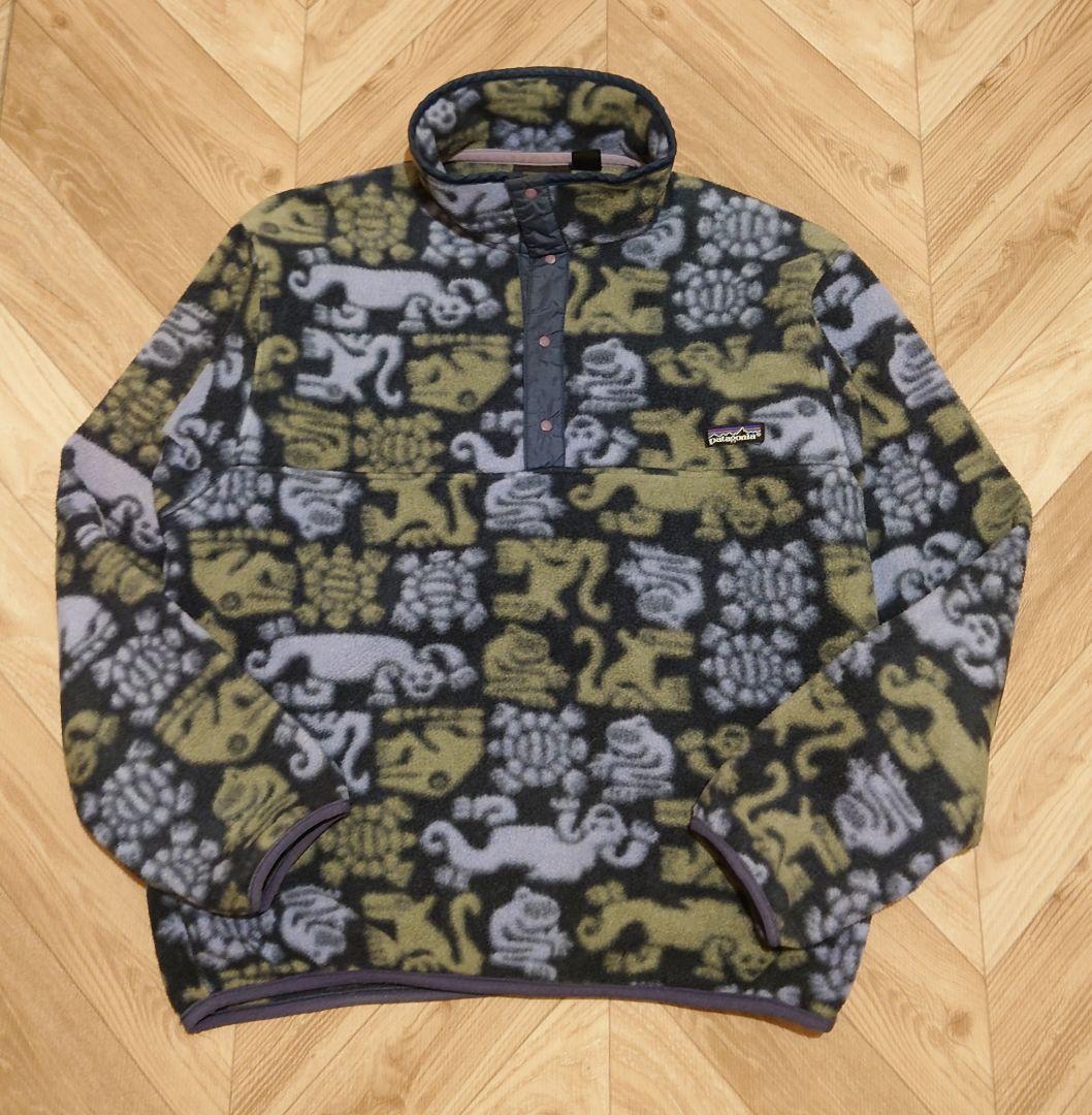 希少　Patagonia スナップT クリーチャー柄 フリース M