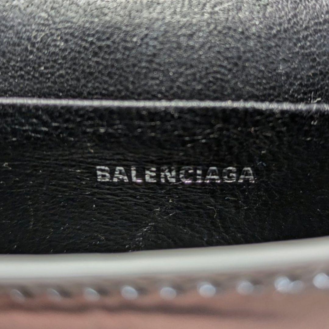 BALENCIAGA アワーグラス　ミニ　クロコ　ミニショルダーバッグ