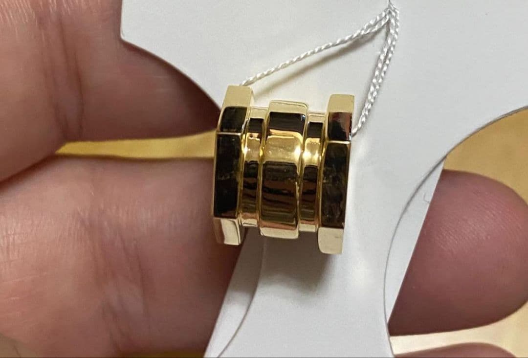 K18 yg 未使用バレルペンダント