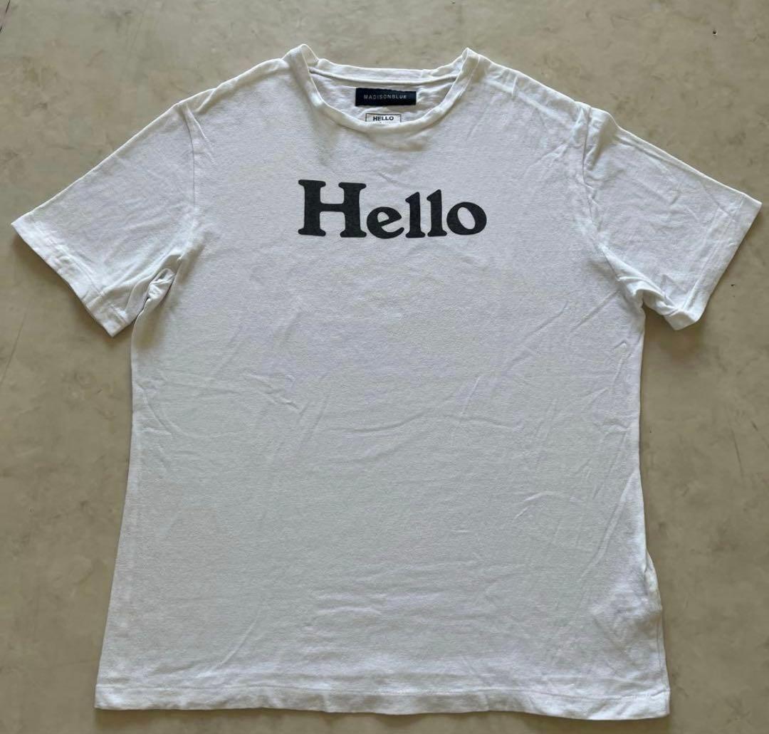 さおりん様　MADISONBLUE Hello Tシャツ 03 ホワイト