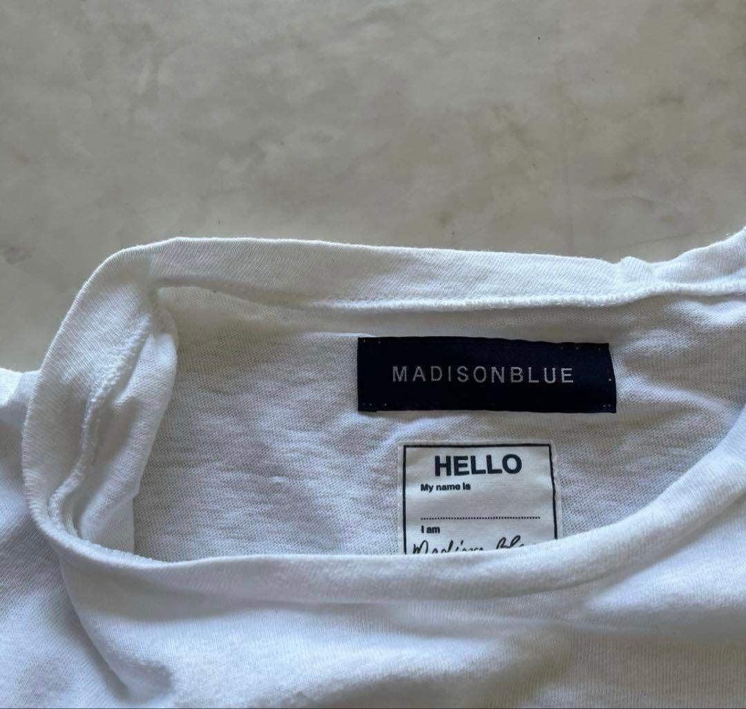 さおりん様　MADISONBLUE Hello Tシャツ 03 ホワイト