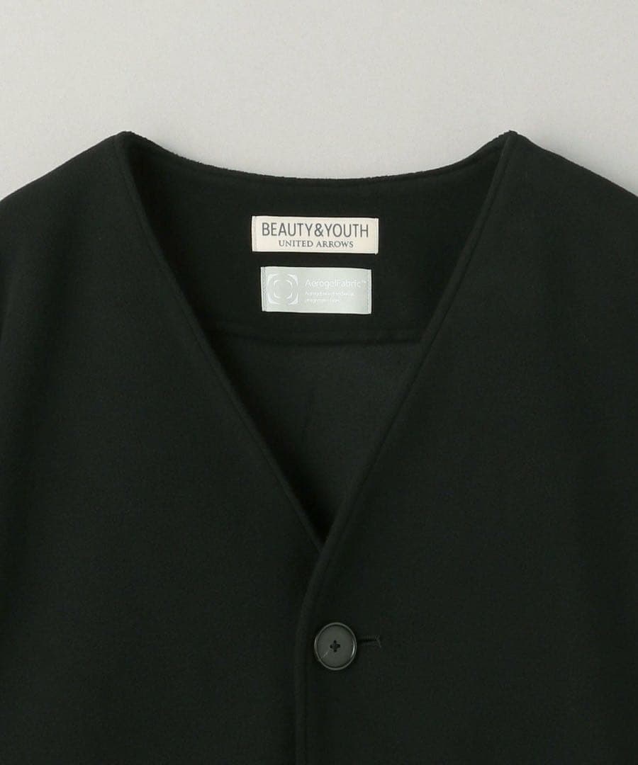 beauty＆youth エアロフリース アウターカーディガン