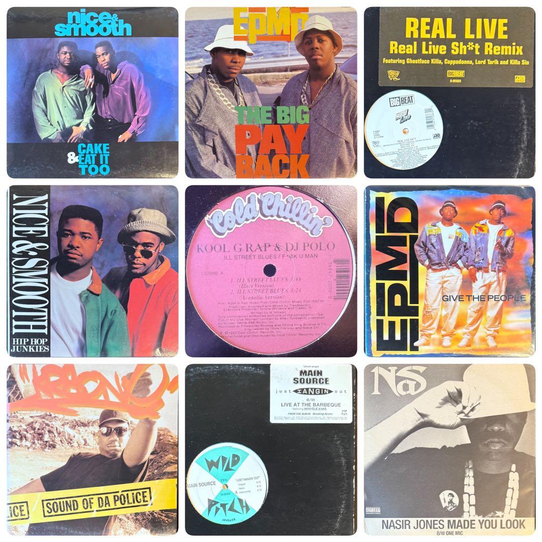 90年台HIPHOPクラシックレコード 45枚セット 送料込み