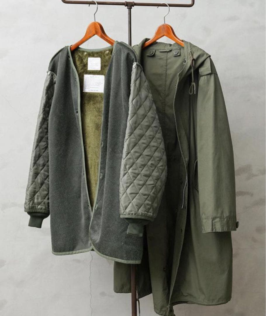 HOUSTONヒューストン米軍 M-51パーカモッズコート5409Mライナー付