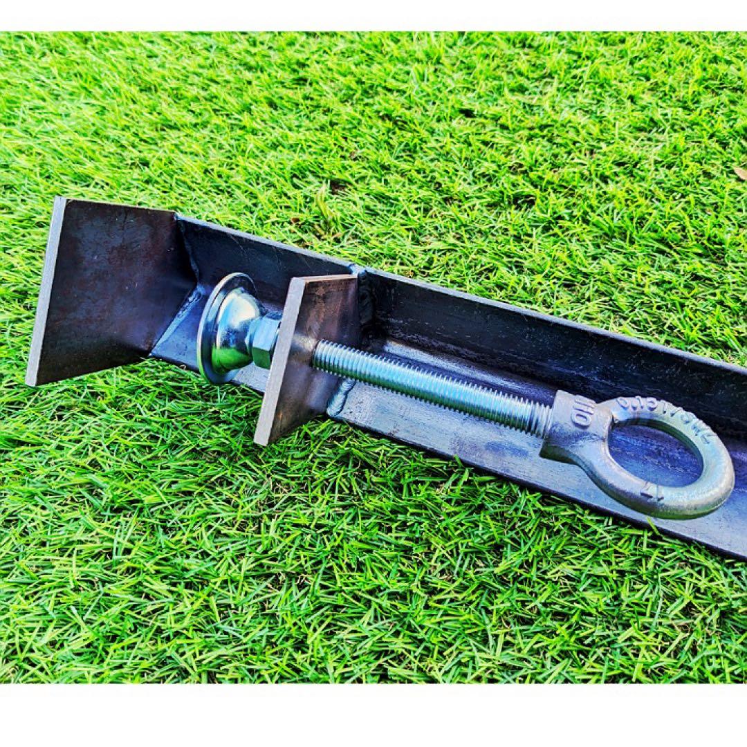 クランプアイアンレッグ(脚長さ80cm)未塗装