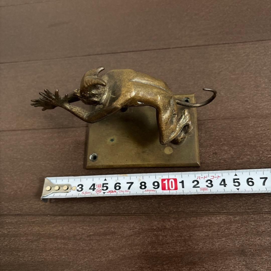 ビンテージ　デビル　悪魔　真鍮　ブラス　ブロンズ　置物