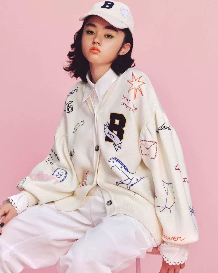 Bibiy B. UNIVERSE CARDIGAN カーディガン