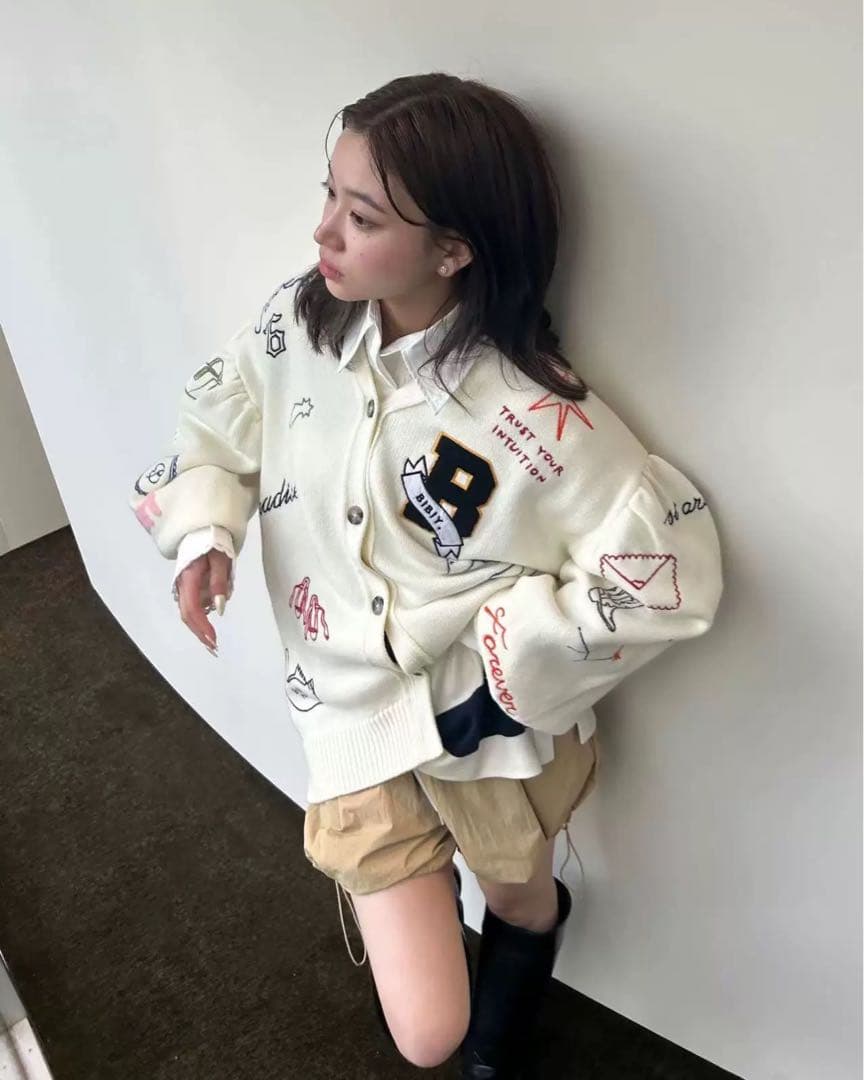 Bibiy B. UNIVERSE CARDIGAN カーディガン