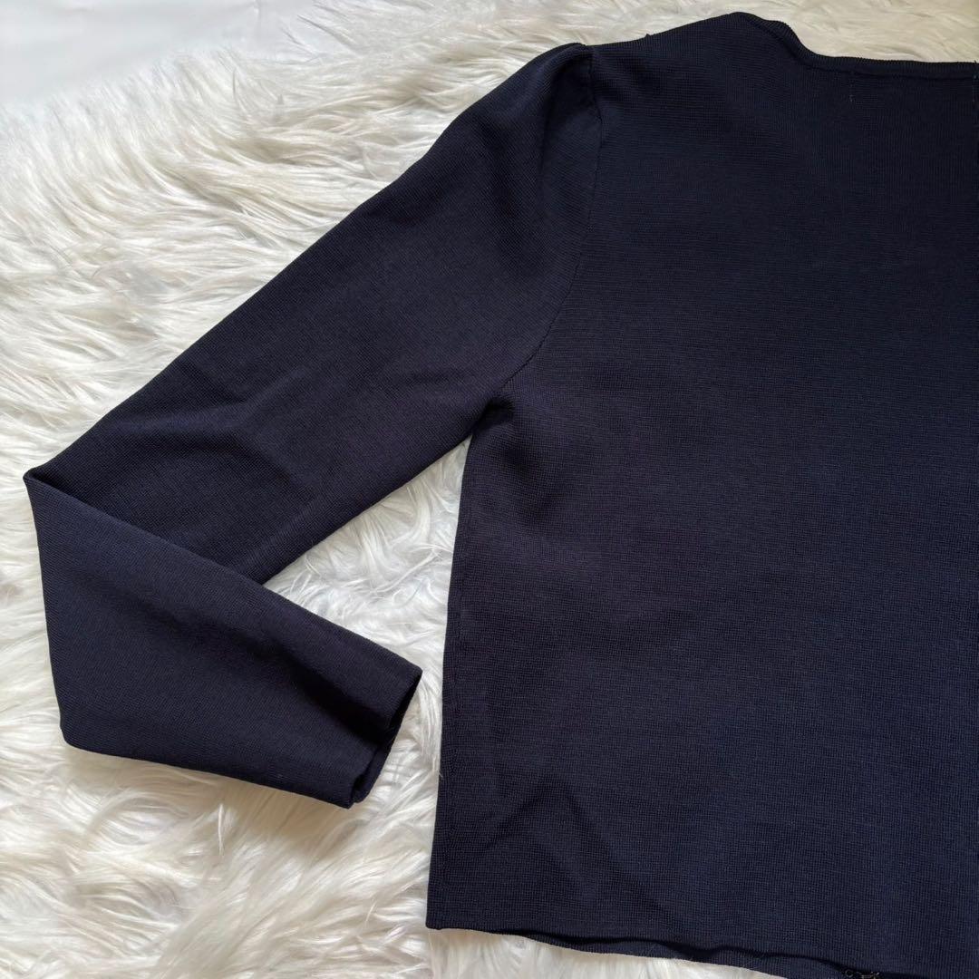 美品GALLERY VISCONTI花柄刺繍パール装飾カーディガン　ワンピース2