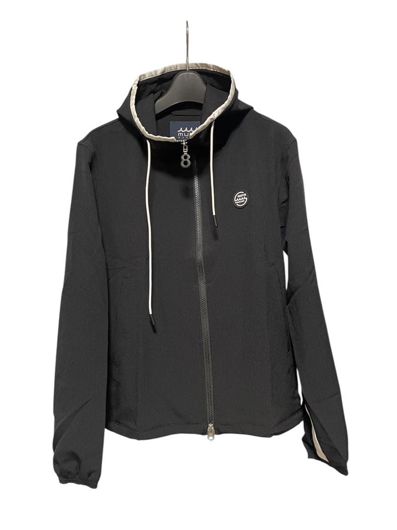 新品　muta フード付きブラックジャケット 定価24200円