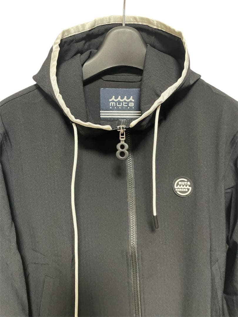 新品　muta フード付きブラックジャケット 定価24200円