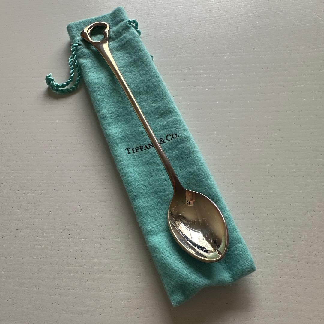 未使用✩Tiffany オープンハート スプーン