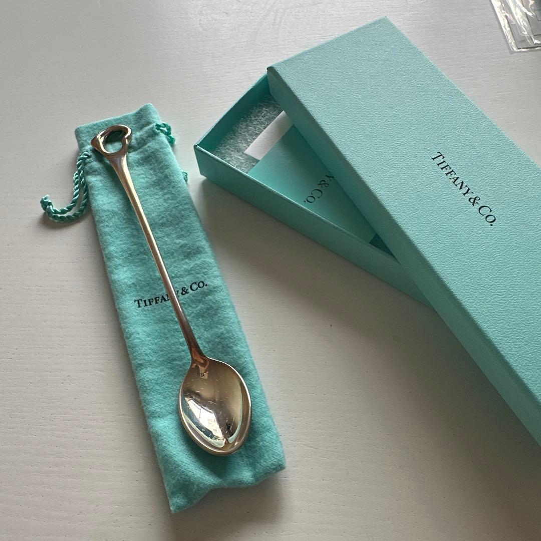 未使用✩Tiffany オープンハート スプーン
