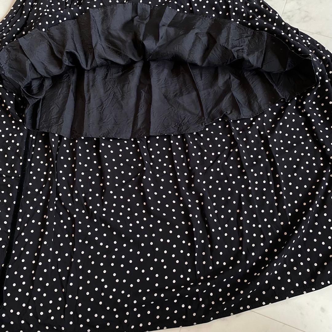 【美品】SINME シンメ　ドットロングワンピース　サイズM