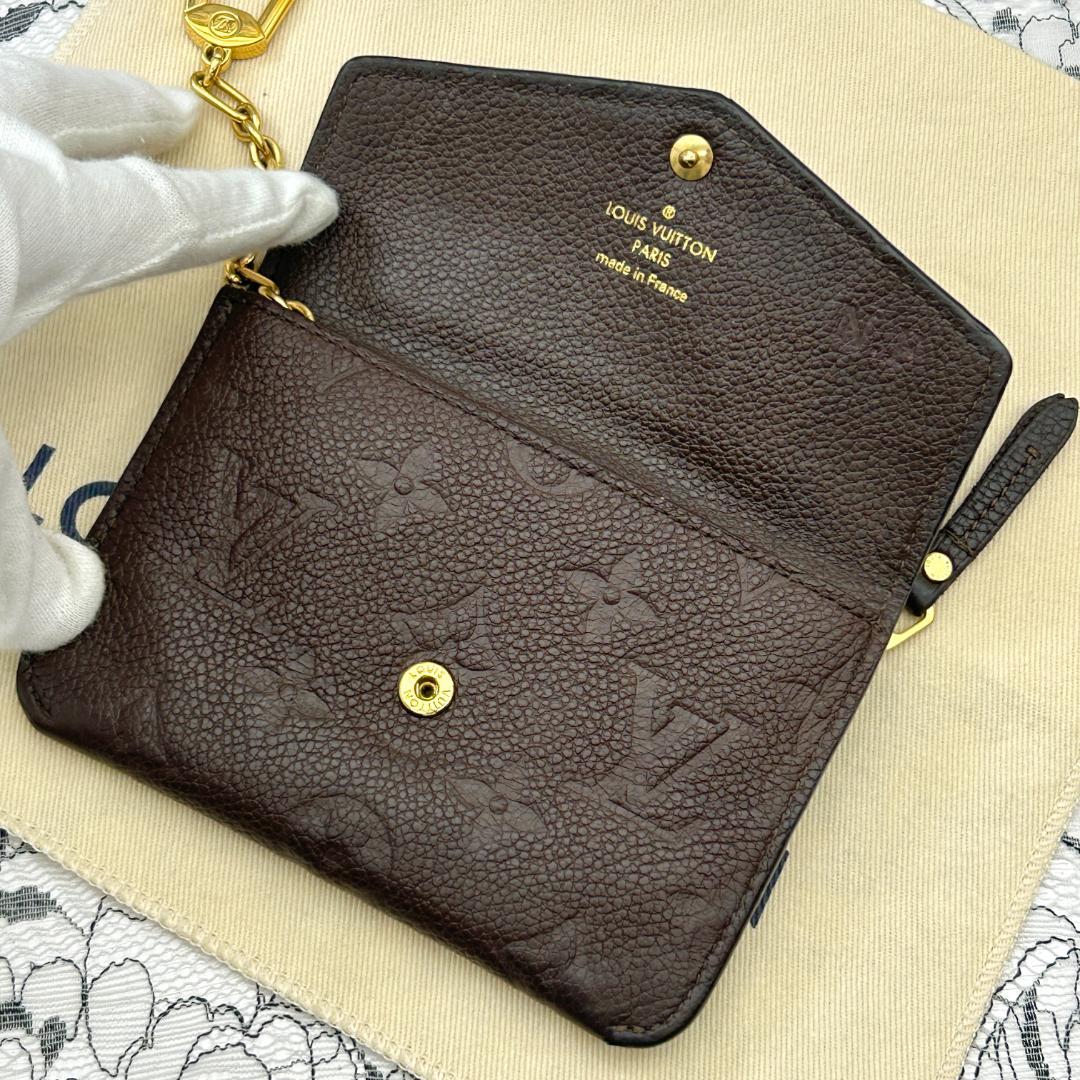 ★極美品★　ルイヴィトン　アンプラント　ポシェットクレ　ブラウン