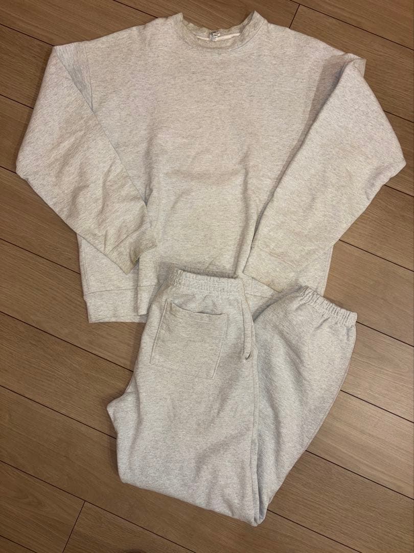 ロサンゼルスアパレルHeavy Fleece Crew Sweat セットアップ