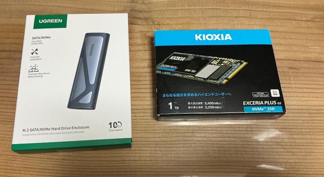 内蔵型SSD KIOXIA M.2 SSD EXCERIA PLUS G2 1TB