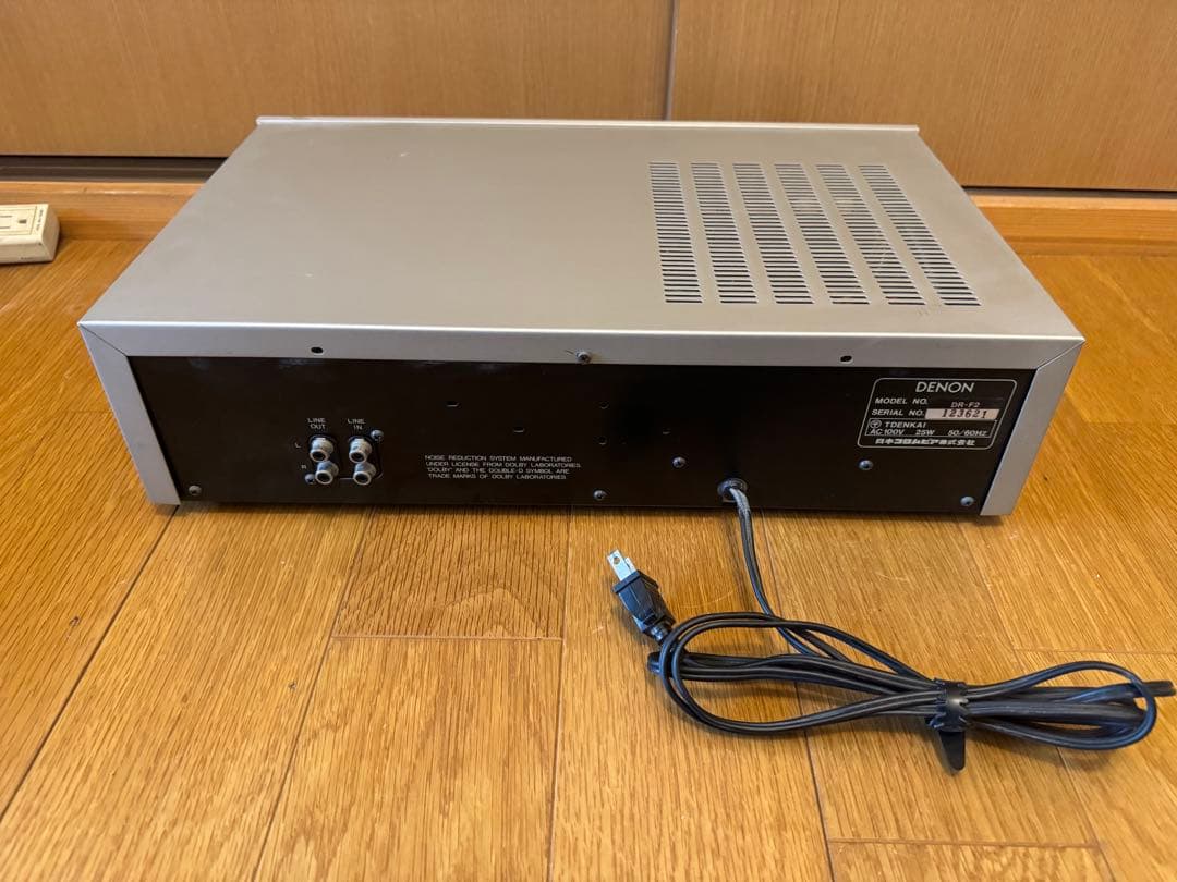 DENON DR-F2 カセットテープデッキ　カセットデッキ　テープデッキ