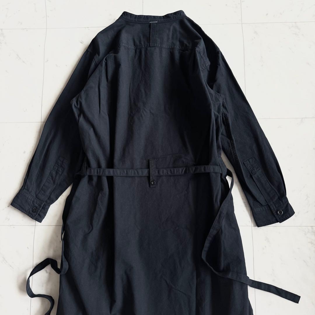 MHL. マーガレットハウエル　コットン100 　洗える　長袖シャツワンピース