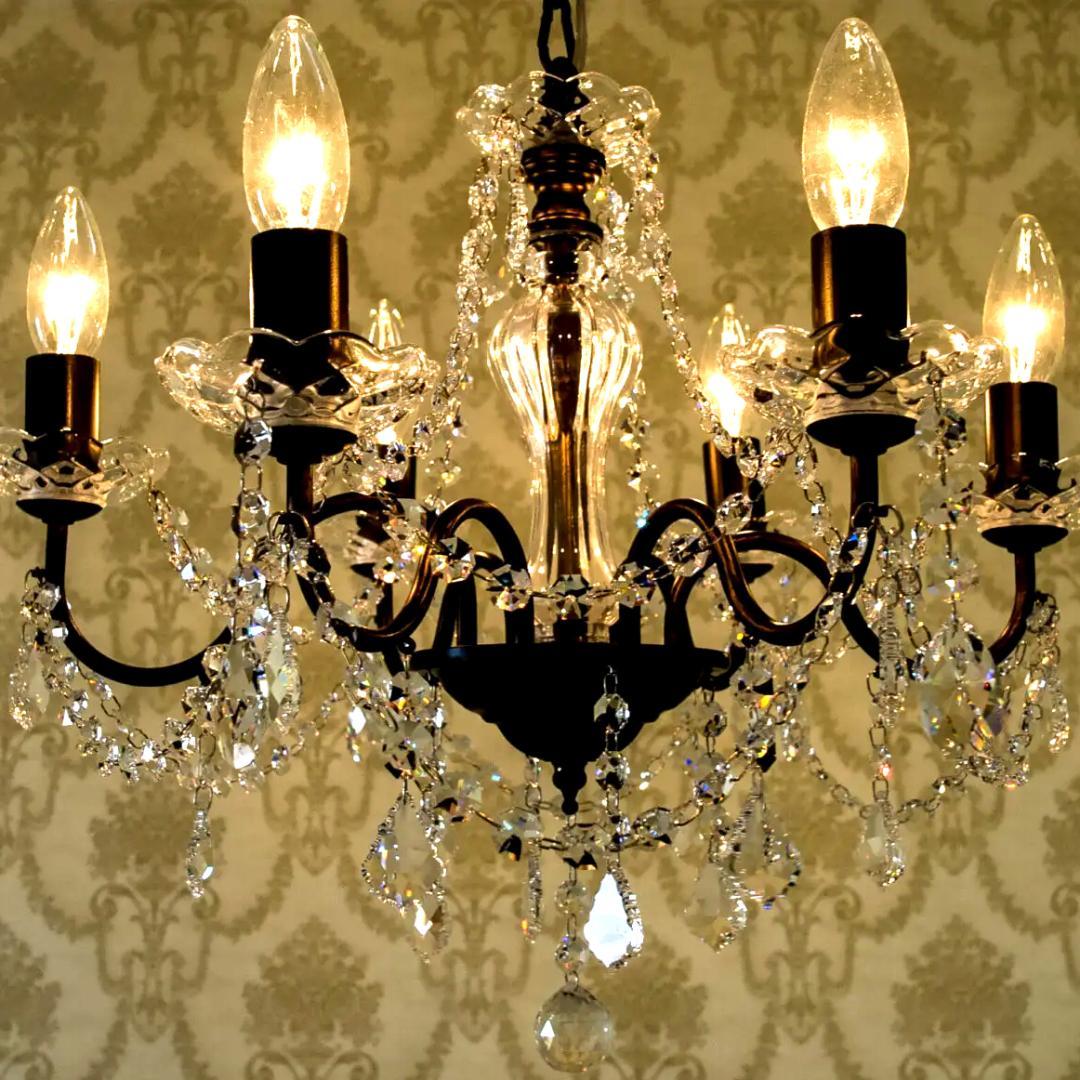 ペンちゃん　2台セット　スワロフスキー クリスタル シャンデリア