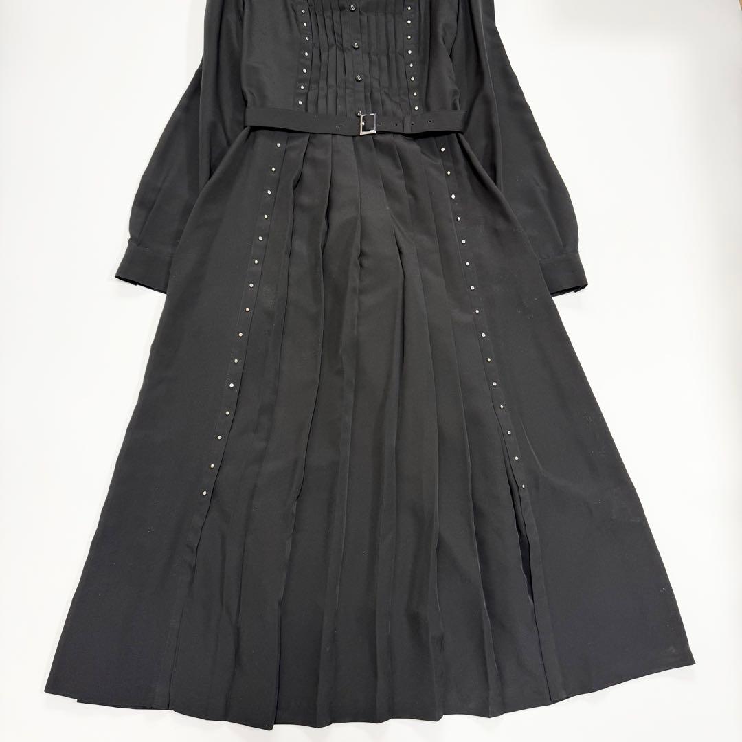 【美品✨】ダイアグラム　スタッズラインワンピース　ブラック　38 2023年