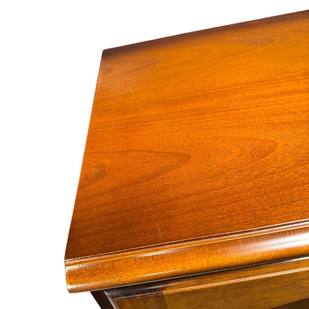 HR634カリモク 2枚扉　キャビネット　 コロニアル　収納棚　食器棚