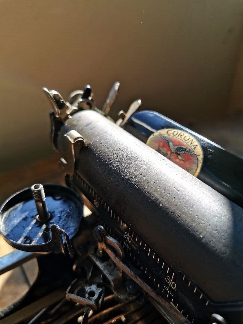 アンティーク　CORONA　ケースつきタイプライター