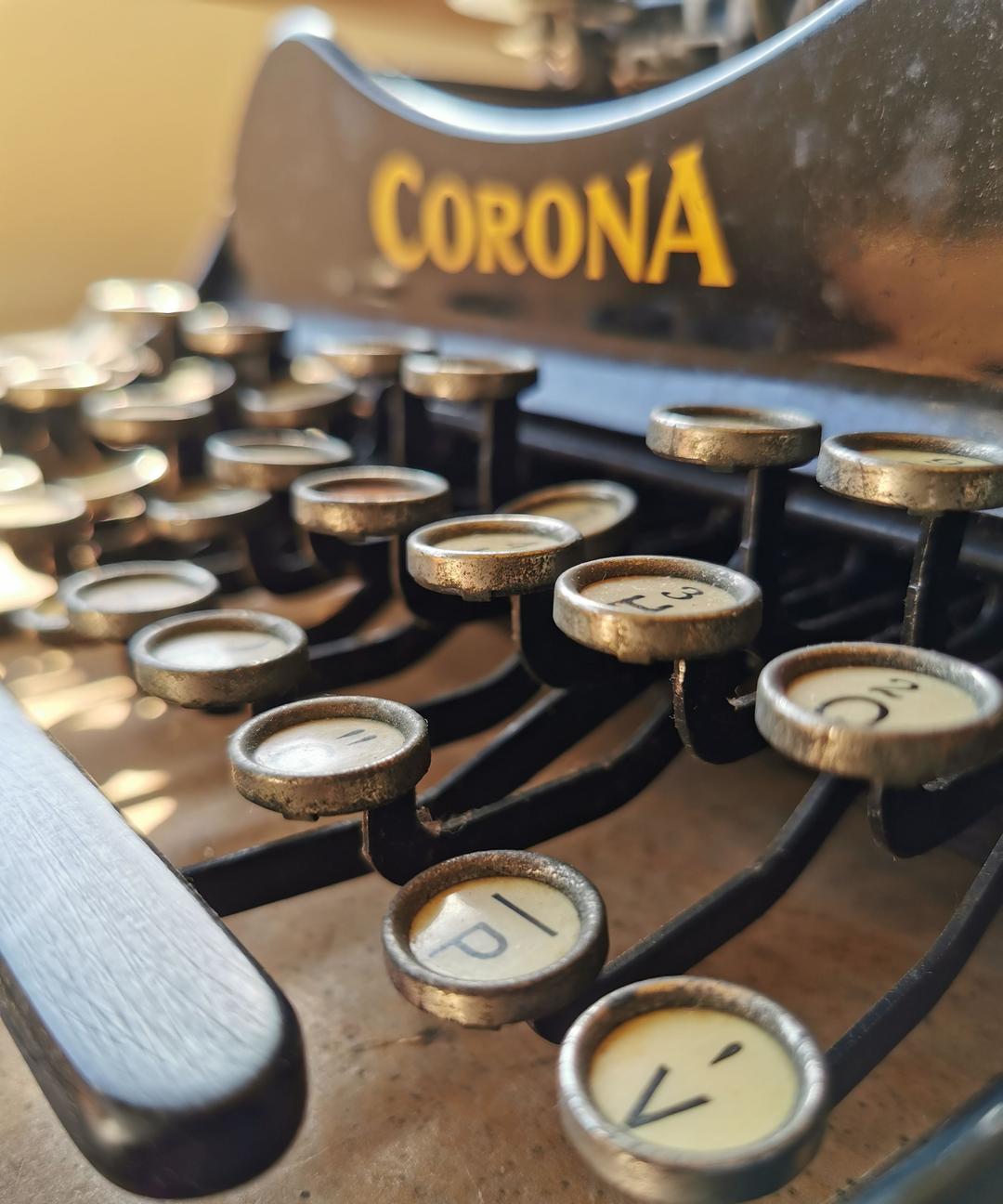 アンティーク　CORONA　ケースつきタイプライター