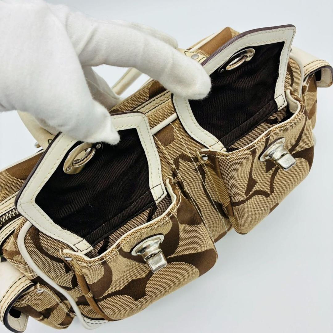 archive y2k コーチ ターンロック ミニボストン ハンドバッグ