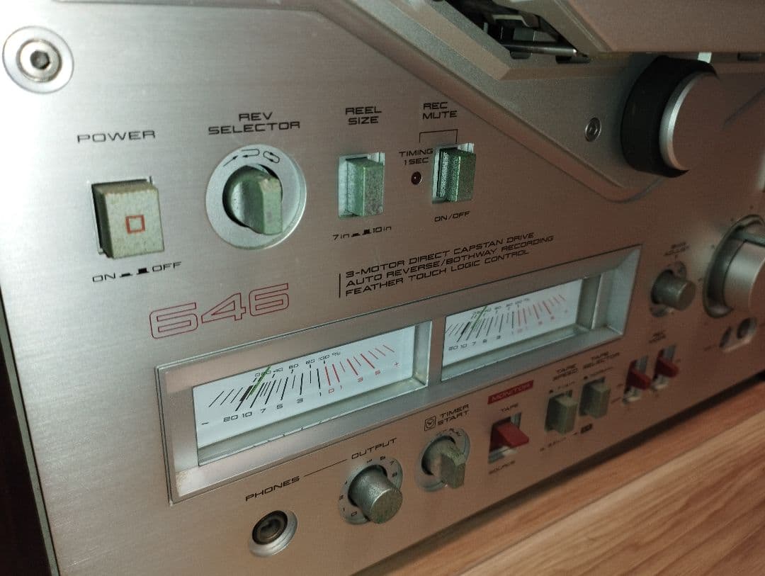 AKAI GX-646　オープンリール　取扱説明書付き