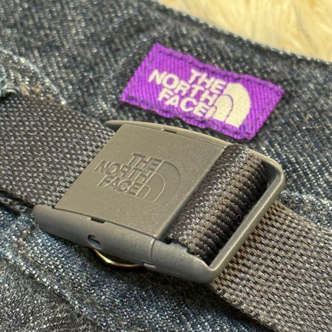 N24FC080 PURPLE LABELデニム ワイドテーパードパンツ