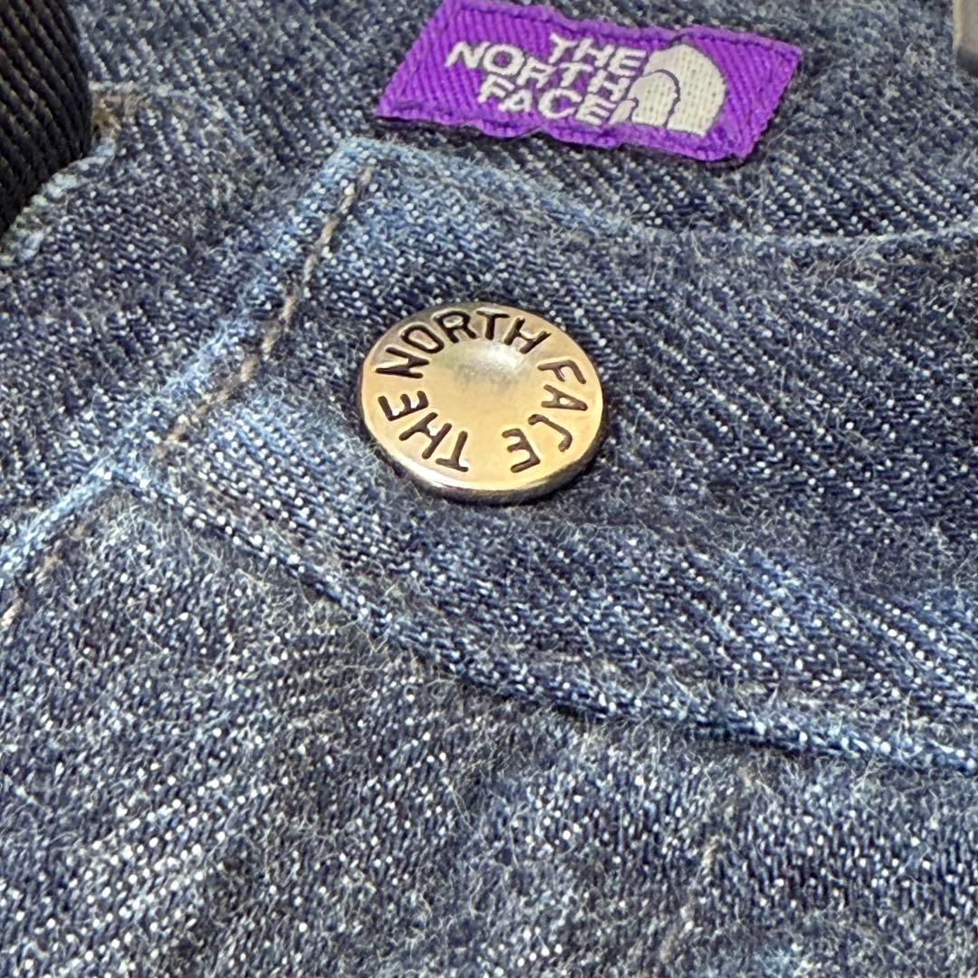 N24FC080 PURPLE LABELデニム ワイドテーパードパンツ