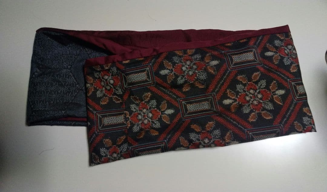 着物リメイク／ドルマン袖ワンピース★サイズL～LL