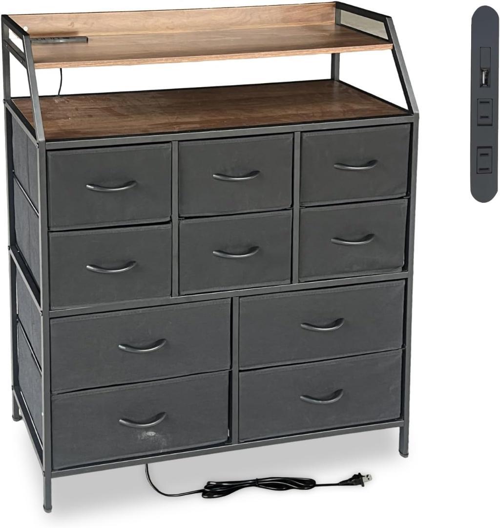 チェスト タンス 収納チェスト 大容量収納4段10杯 リビング収納