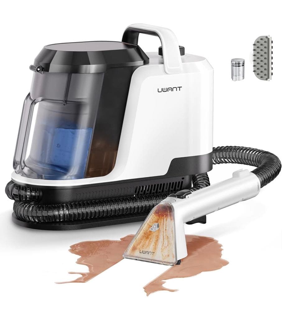 uwant B300リンサークリーナー 強力吸引 カーペット・車内掃除 大容量