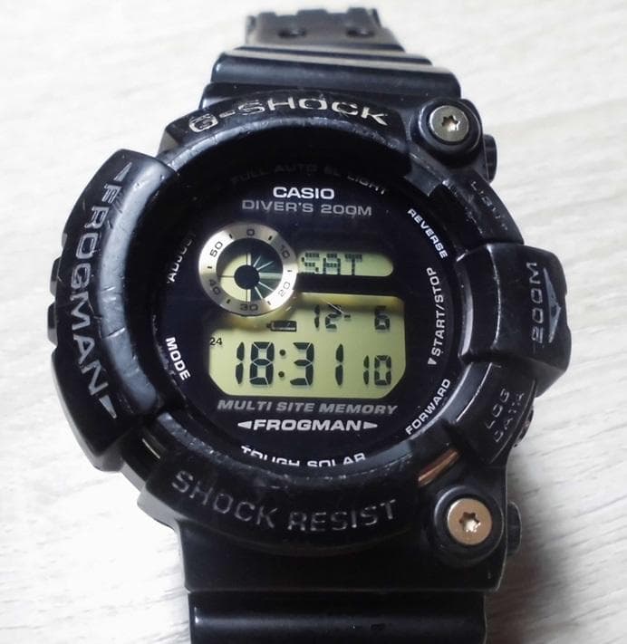 カシオ フロッグマン GW-225A-1JF ドーンブラック 25周年記念