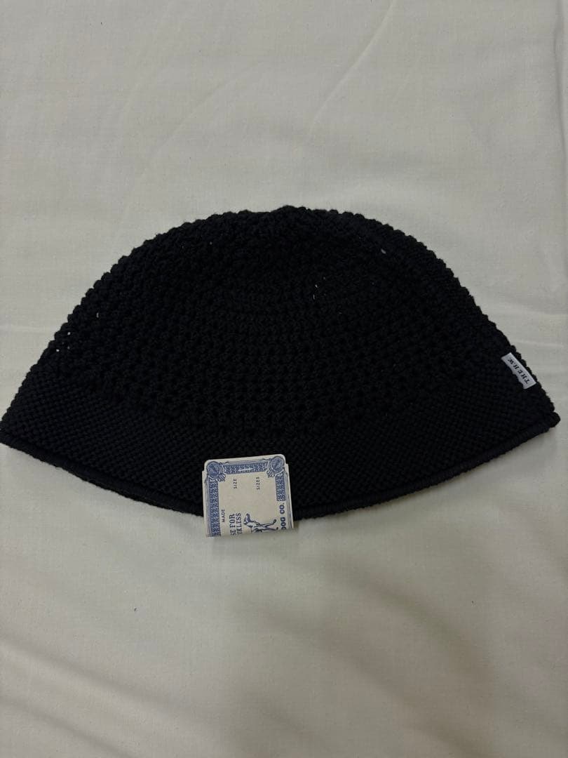 H.W.DOG & CO. ニットハット クロシェハット ブラック