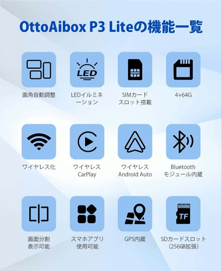 オットキャスト P3 ライト 未使用品 ottocast P3 Lite