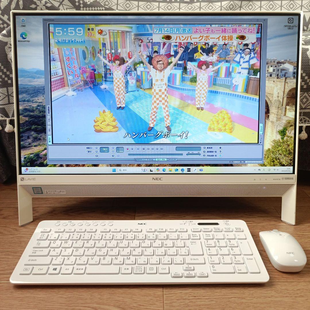 NEC　LAVIE　一体型パソコン　Win11　Core-i7　DA700KAW