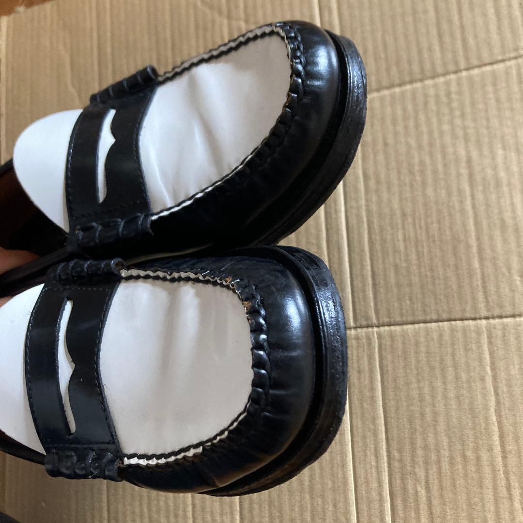 G.H. Bass & Co. (ジーエイチ・バス) ローファー　黒/白