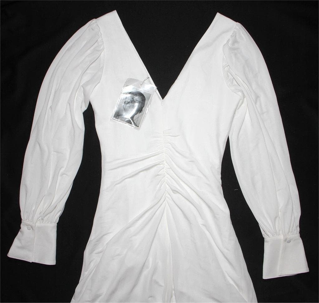 M*様 セルフポートレイト マキシ ワンピース アイボリー 白 UK12 未使用