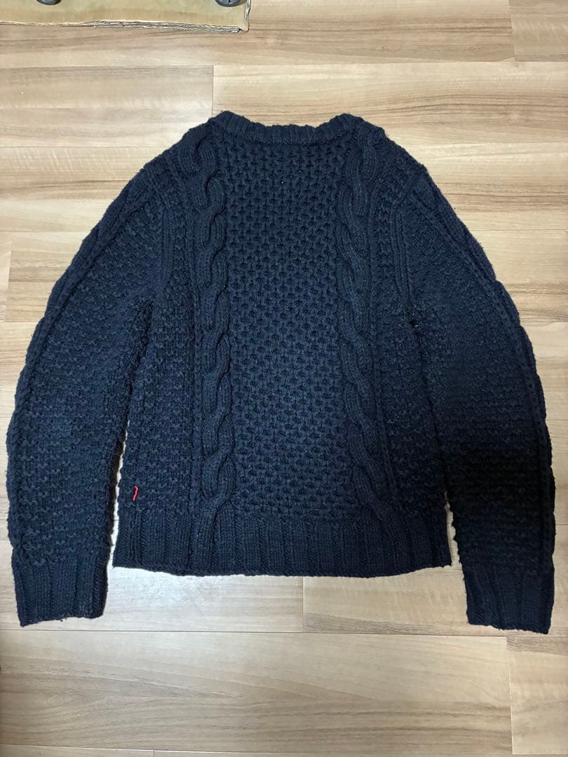 wtaps ARAN KNIT ニット NAVYネイバーフッドLシュプリーム