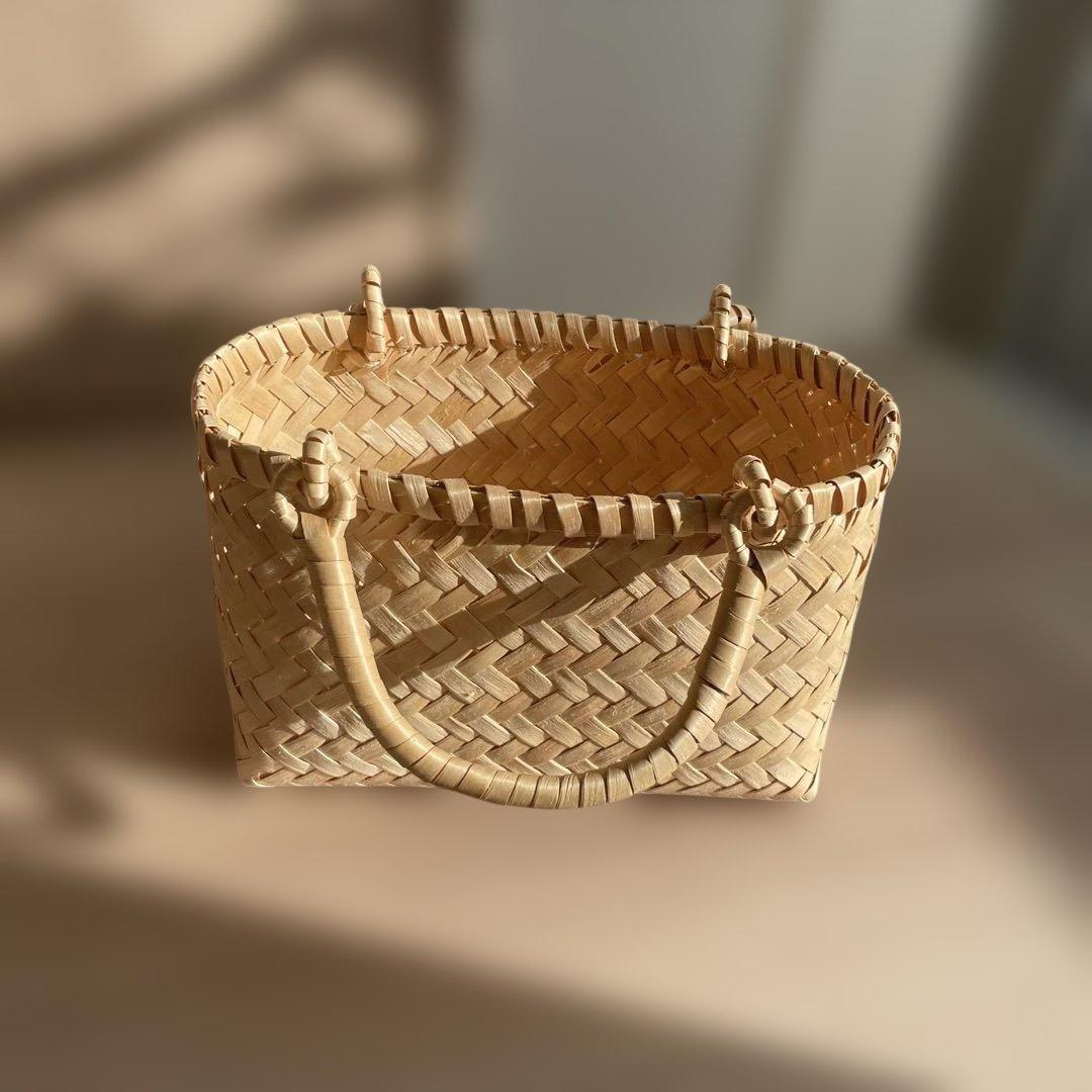 イタヤ細工 かごバッグ　Sサイズ