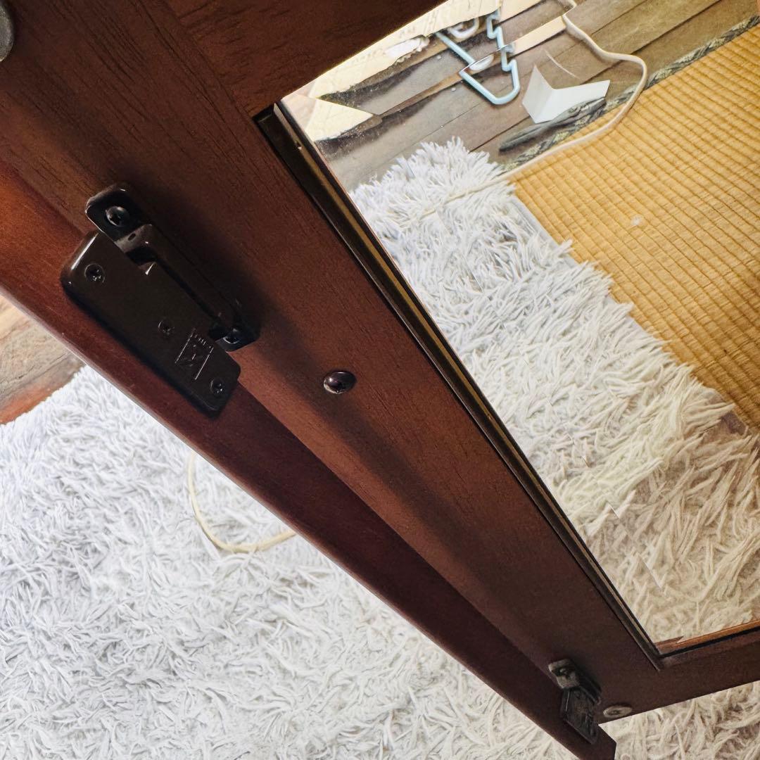 美品★カリモク サイドボード リビングボード キャビネット TVボード　飾棚