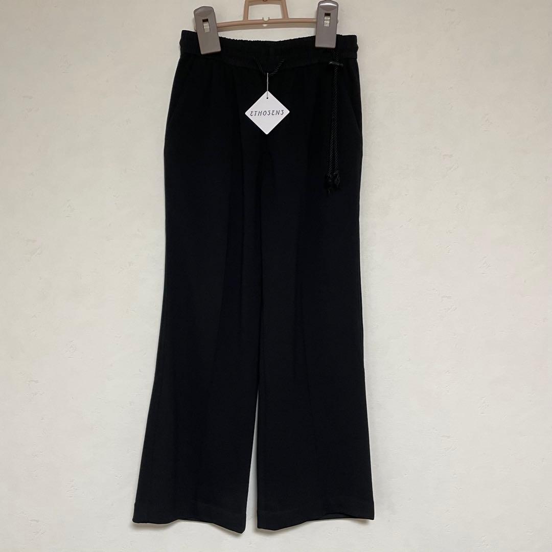 パンツ ETHOSENS super 140's wool sweatpants