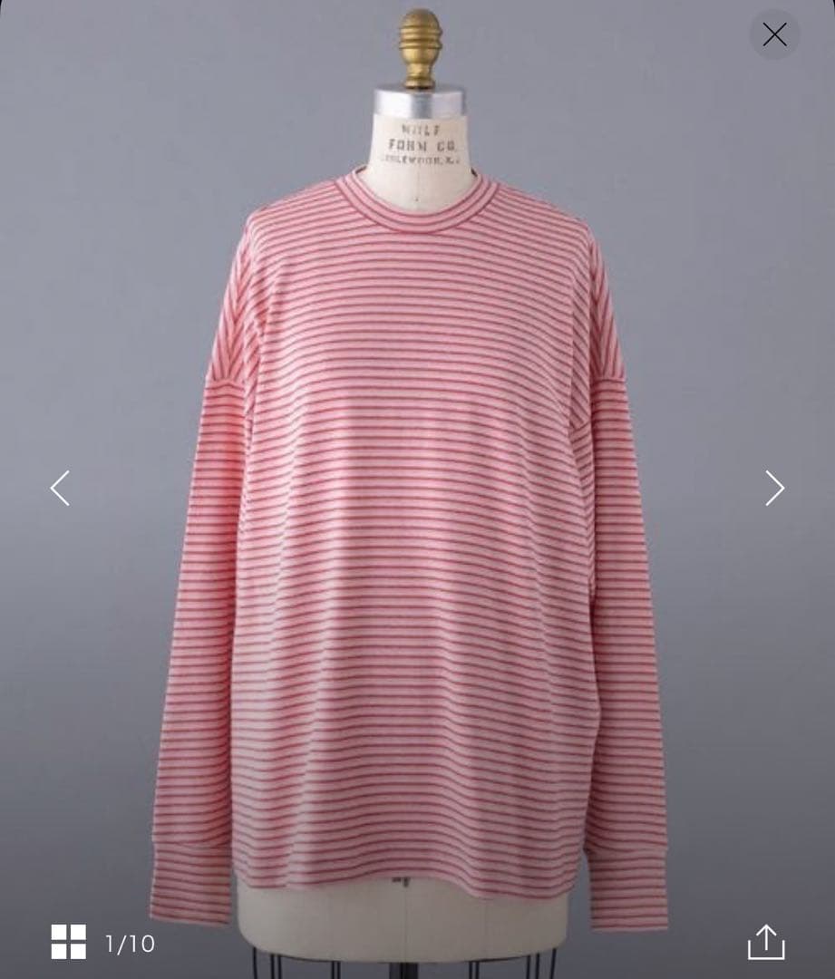 【新品未使用】BLAMINK ブラミンク ボーダー ロングスリーブ