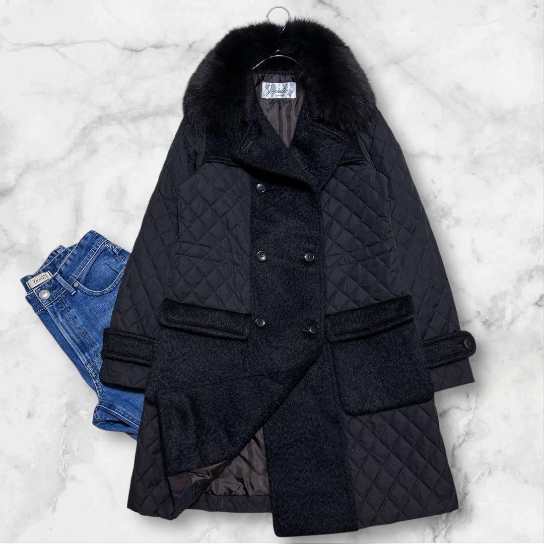 ✨あーちゃん✨三京商会　高級毛皮　キルティングコート　フォックス　ファー